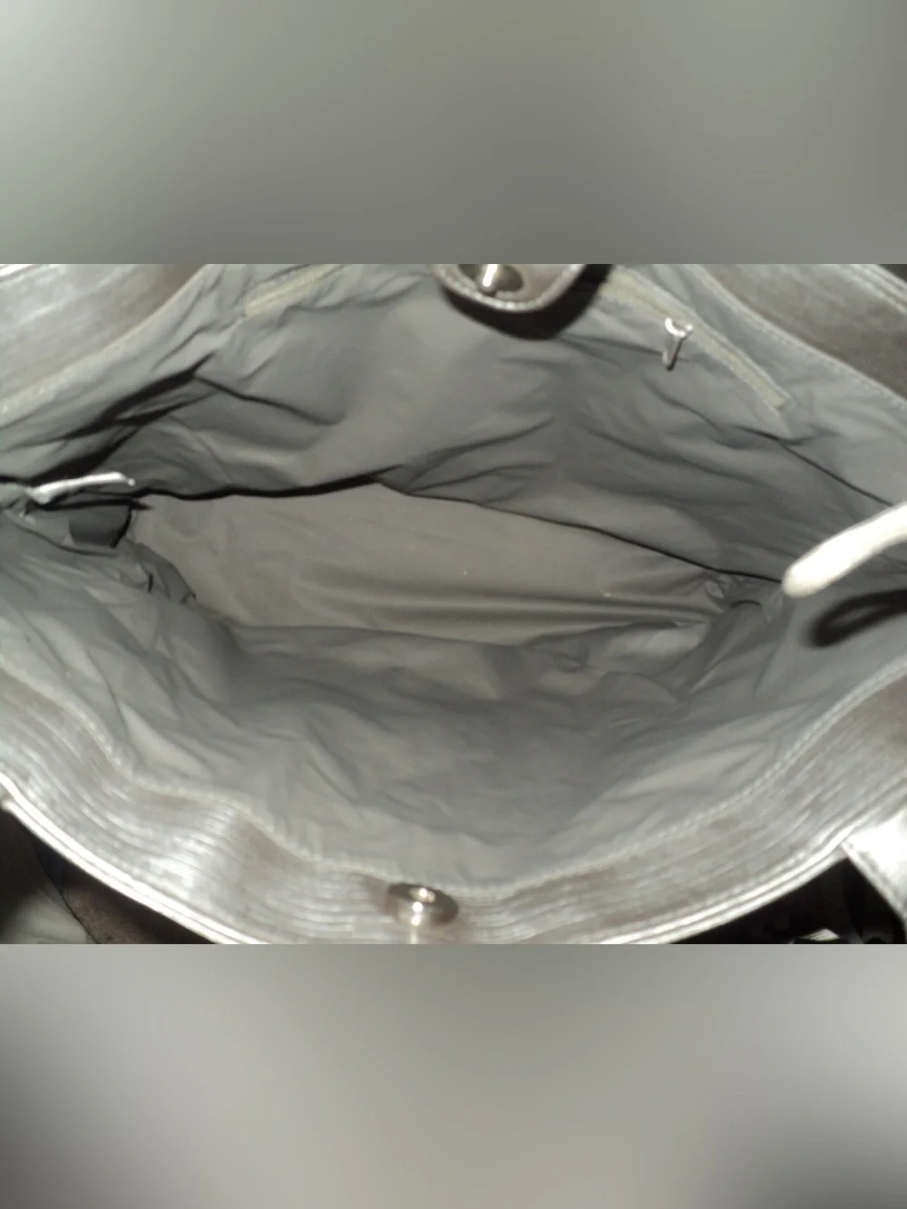 Silver/Gray Large Tote bag
